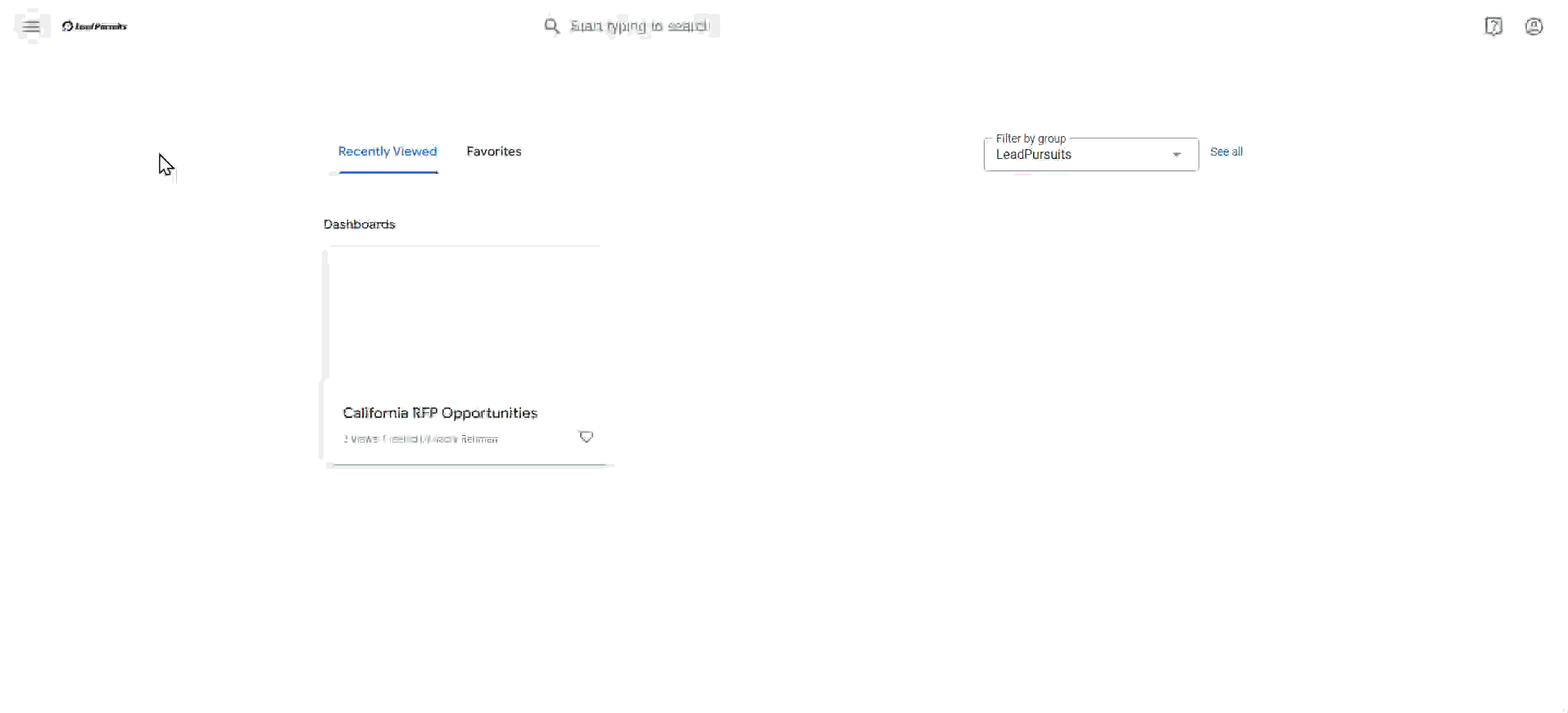 Opening Agency Details Dashboard through side menu