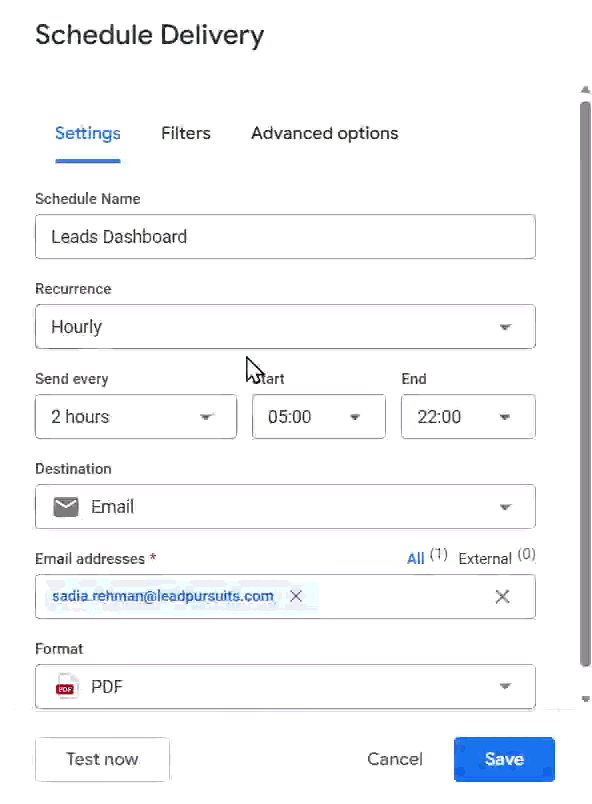 Alert modal window