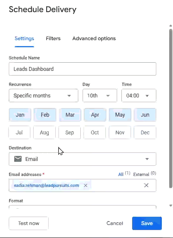 Alert modal window